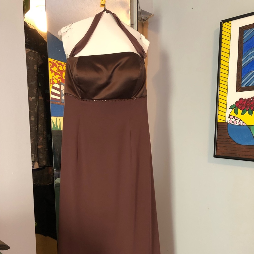 Formal Gown in Rich Chocolate